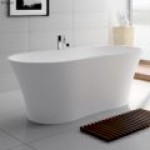 ORPHEUS Matte White Stone Bathtub